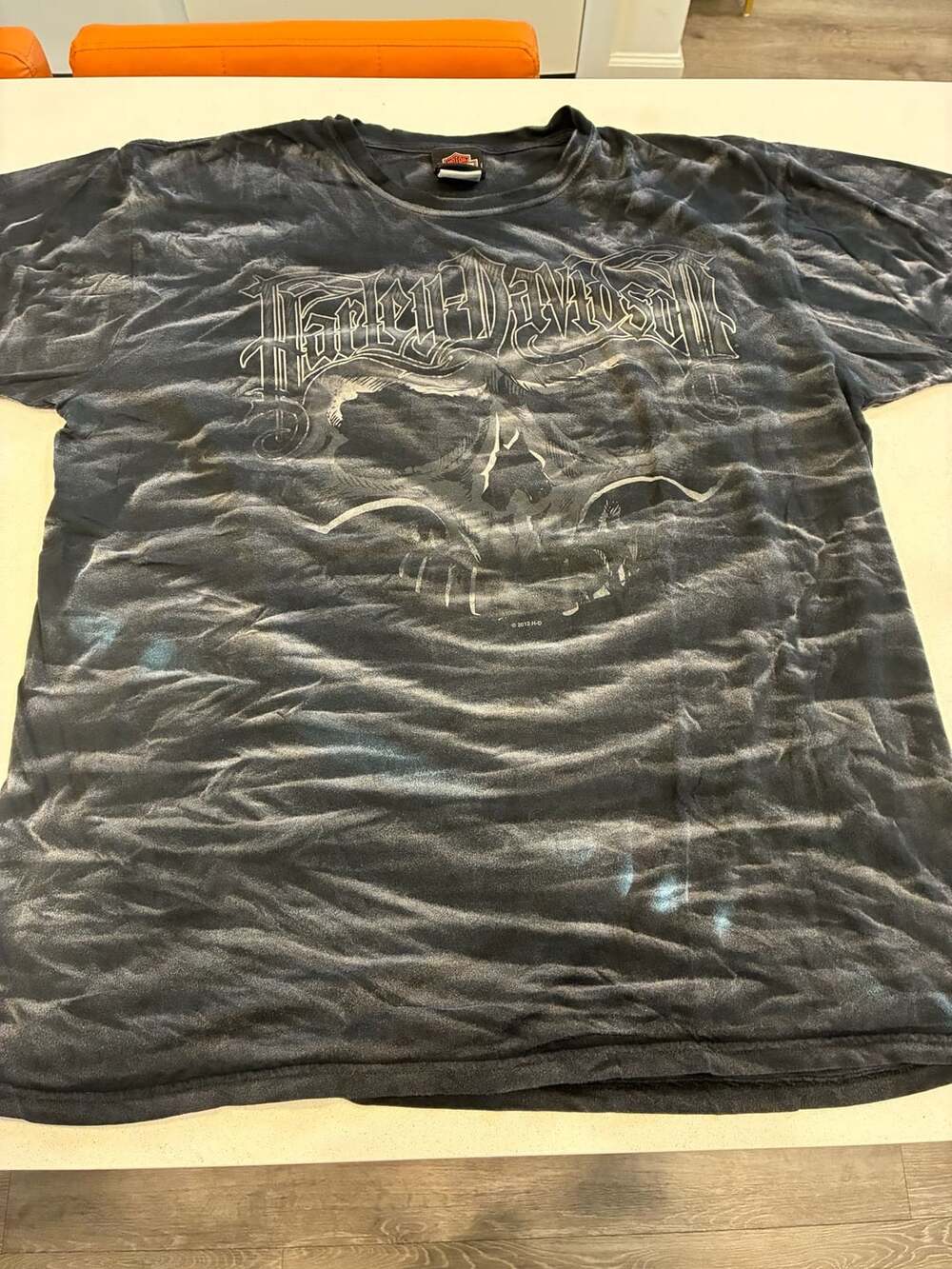 Harley Davidson Skull Graphic T-Shirt